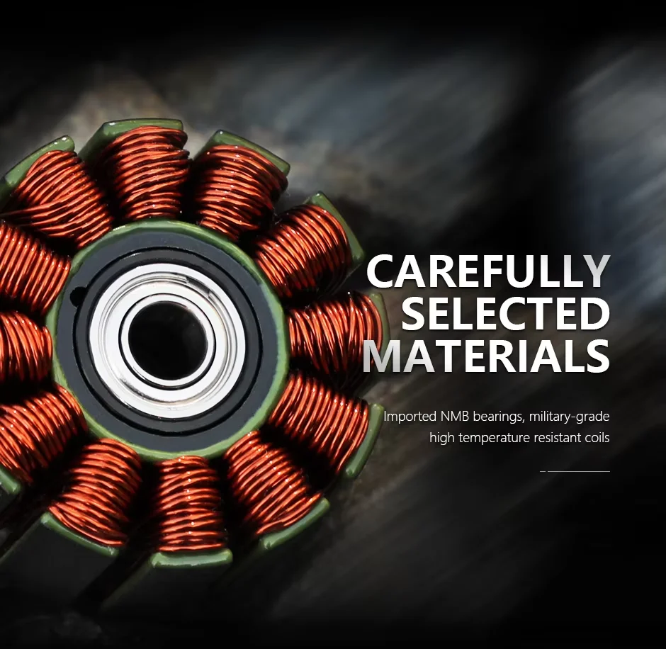 YAHREE CY3120 12N14P ブラシレスモーター FPVドローン用 500KV 700KV 9～11インチプロペラ アクティブ冷却システム 金属素材