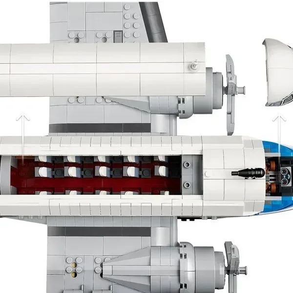 Beliebte 1903-teilige Retro-DC-3-Klassiker-Flugzeug-Bausteine im Jahr 2026, Retro-Flugzeugmodell als Sammlerstück und Heimdekoration – Detail 7