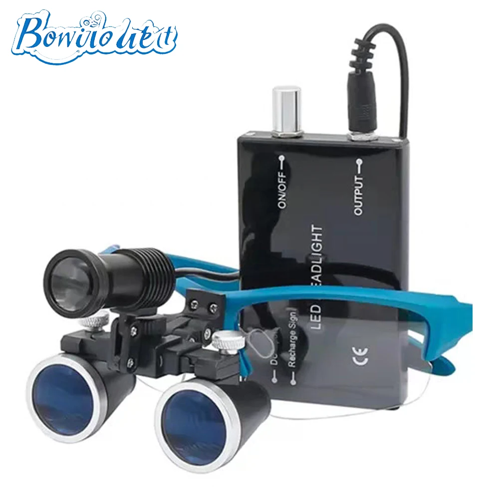 

Dental Binocular Magnifier Ultra-lightweight Optical Loupes 320-420mm Magnifying Glass For Dentist Surgery 2.5X 3.5X