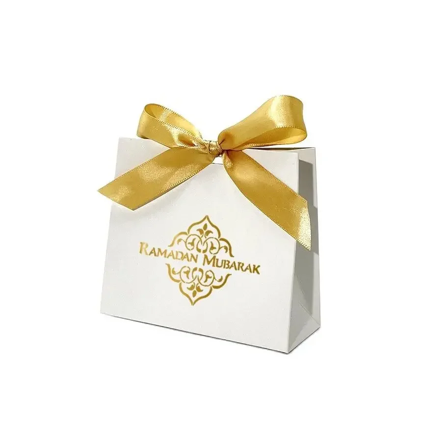 Ramadan Mubarak Candy Boxes Ramadan Eid Decor Chocolate Gift Packaging Box 2023 Islamic Muslim Festival Party Supplies