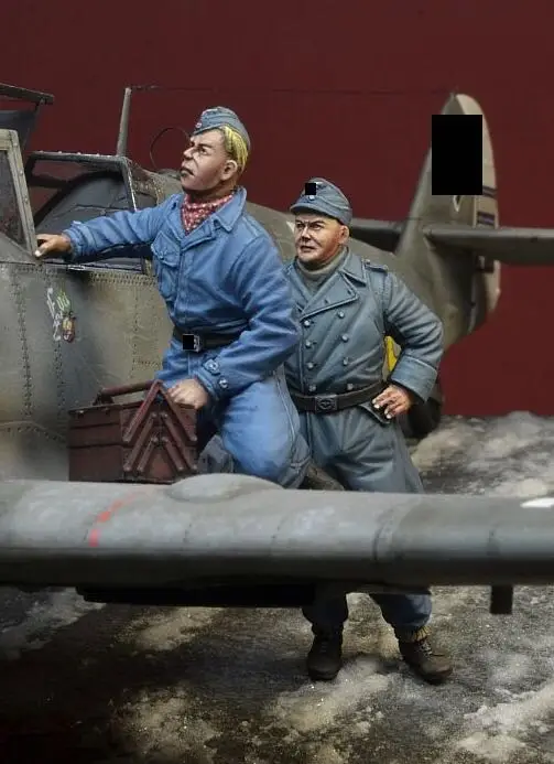 Figurine modèle GK 1/35 résine, kit non assemblé et non peint