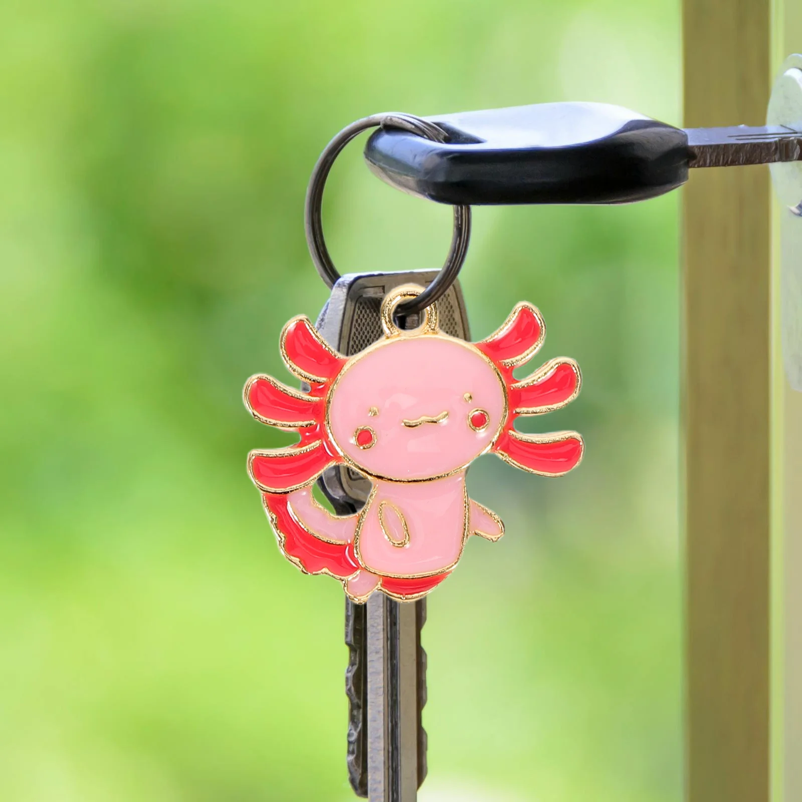 

10 шт., подвески в виде аксолотля с героями мультфильмов для изготовления ювелирных изделий, мини-подвески в виде животных, брелок «сделай сам», сумка, очаровательные принадлежности для рукоделия, каваи, морское существо