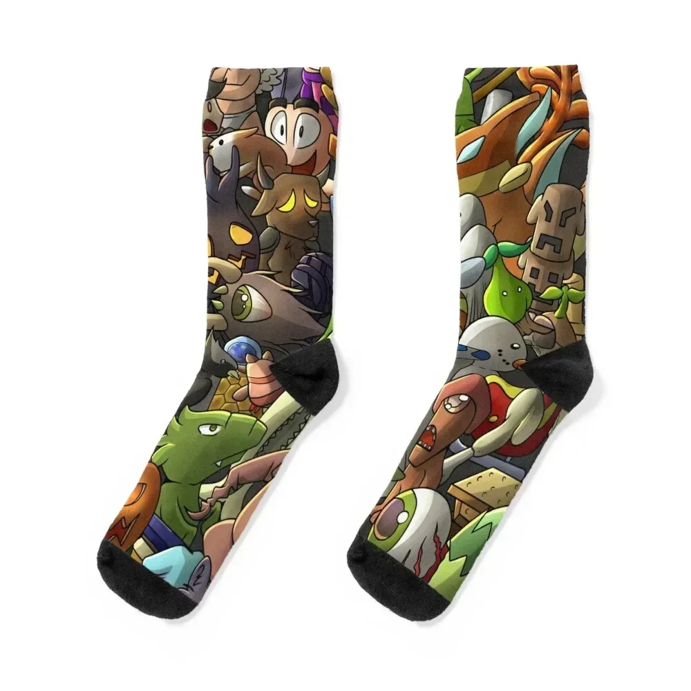 

ALL TERRARIA PETS- Digital Socks kids Toe sports tennis floral Socks Men Women's