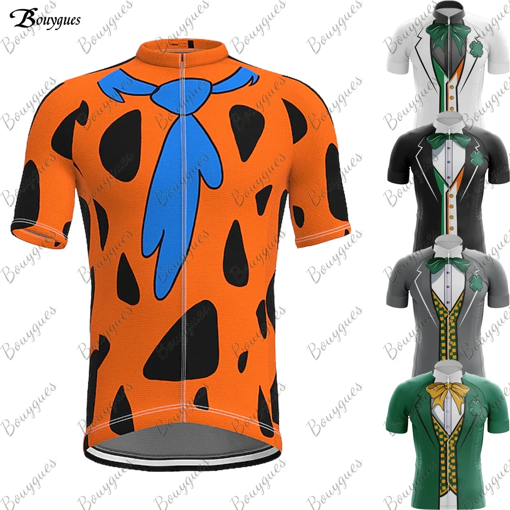 Gentleman Cycling Jersey Men MTB Maillot Shirts Bicycle Clothing Mountain Bike Men\'s T-Shirt Wear Summer Outfit Clothes Jumper