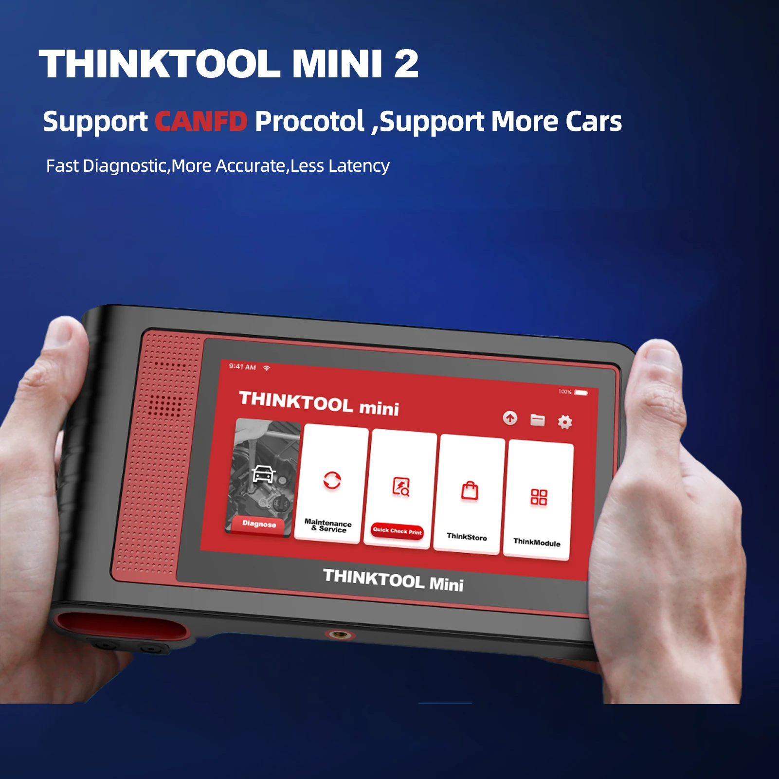 3PCS Thinkcar Thinktool Mini 2 Diagnostic Tools All System Auto OBD2 Scanner 28 Resets Car Scanner Support CANFD ECU Coding