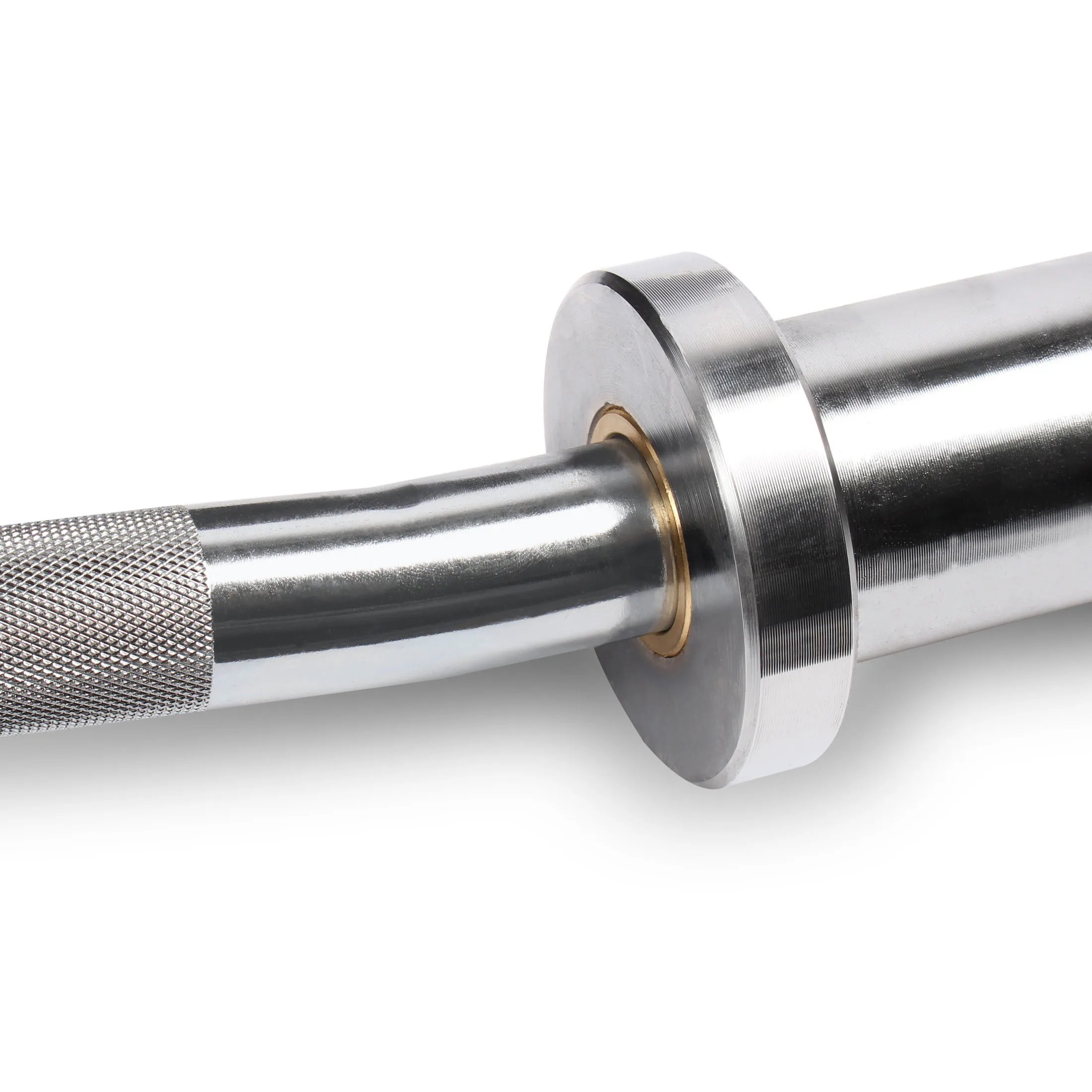 Factory Directly Stainless Steel Silver 10kg Non-Slip Durable Curl Barbell for Shoulder & Arm Strength Training Home Gym Fitness