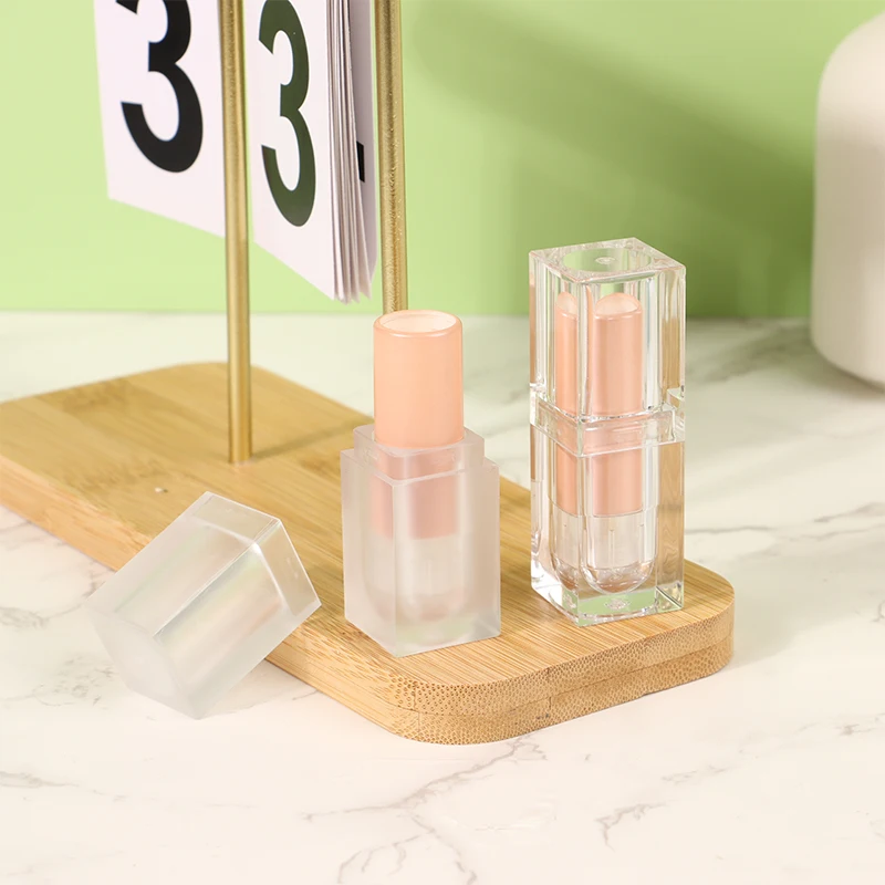 أنبوب أحمر شفاه مربع قابل لإعادة الملء ، أنبوب بلسم الشفاه ، مواد تغليف مستحضرات التجميل ، حاويات مستحضرات التجميل ، هدية تصنعها بنفسك ،