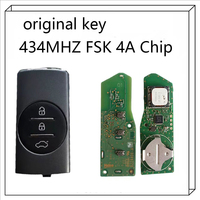 Original Smart Remote Key For Chery EXEED TXT NEW Tiggo 7 P5X3 Tiggo 5X 3 Buttons 434MHZ FSK 4A Chip