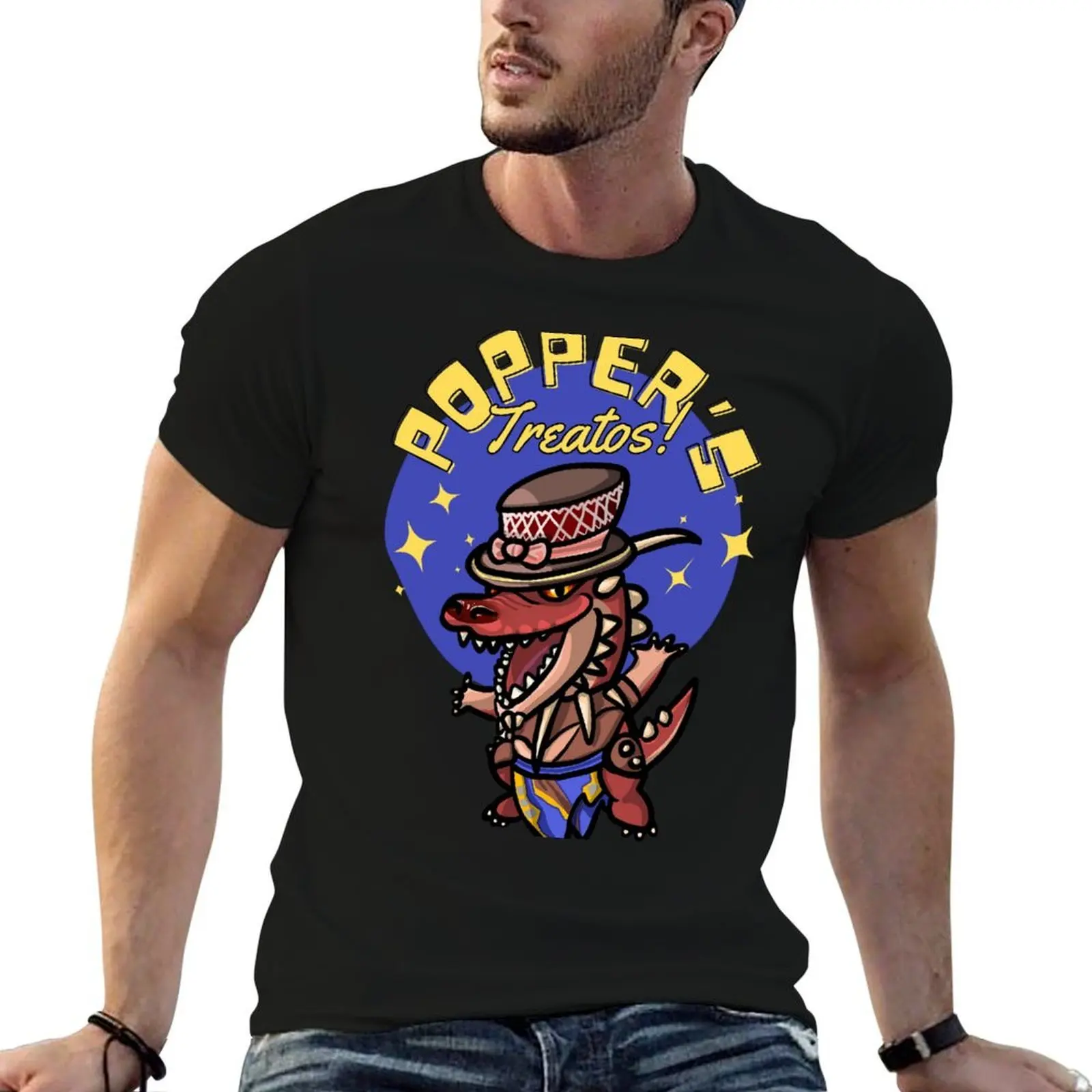 

Popper's Treatos! (Popper Sells Good Stuff) T-Shirt man t shirts high quality luxury brand anime tshirt T-Shirt