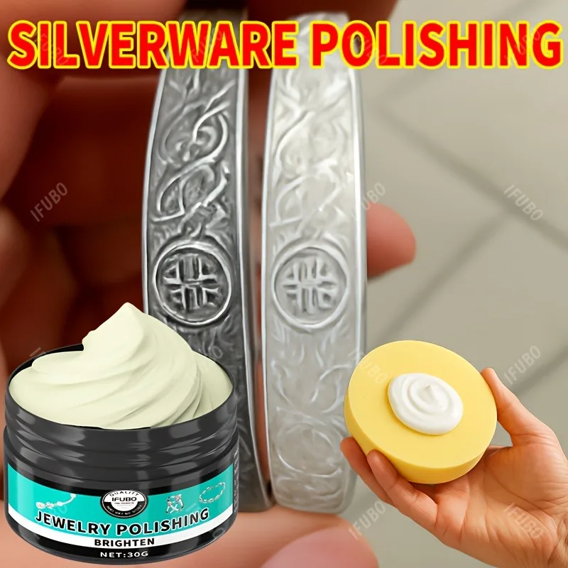 

Крем для полировки ювелирных изделий: средство для удаления окисления золотых/серебряных браслетов, ожерелий, колец и сережек