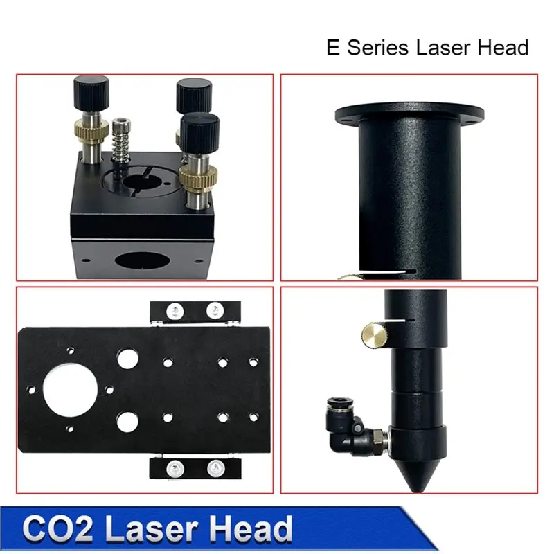 【NOW SAVE】 Adaptador de lente CO2 Laser Head E Series D20mm FL50.8 e 63.5 e 101.6Mm para máquinas de gravação
