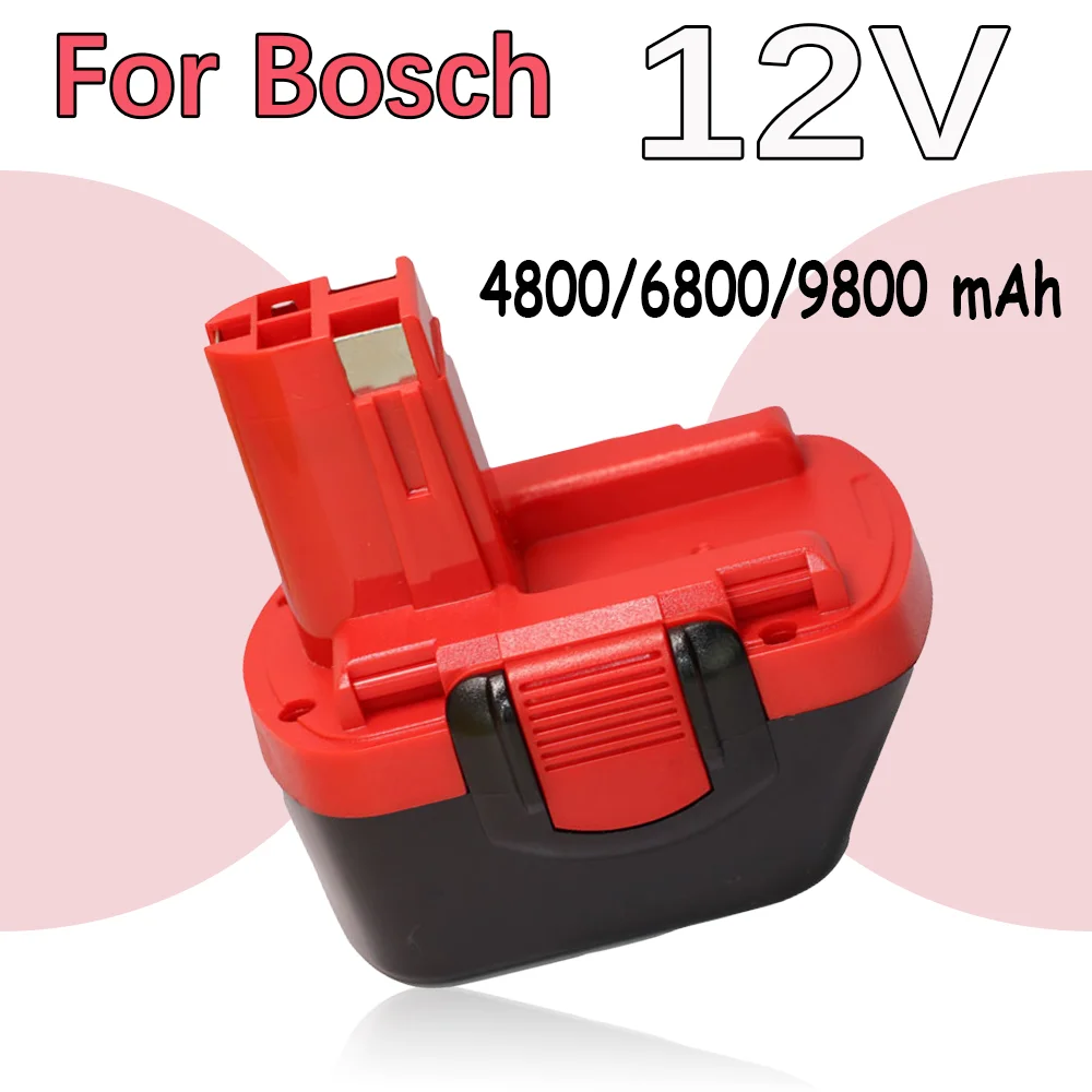 

4800/6800/9800mAh Ni-MH Battery for Bosch 12V Drill GSR 12 VE-2,GSB 12 VE-2,PSB 12 VE-2, BAT043 BAT045 BTA120 26073 35430