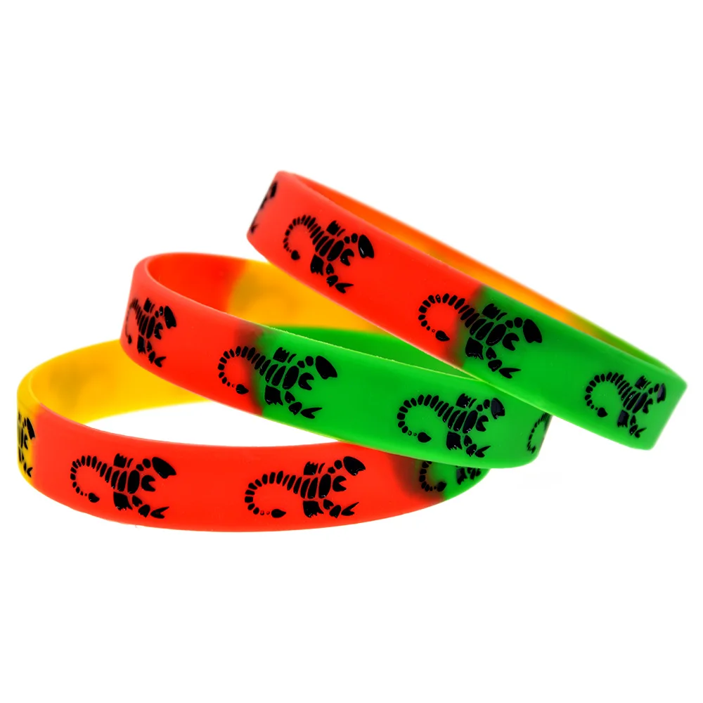 1 PC Scorpions Silicone Bracelet For Music Fans Subsection Color Deobossed Logo