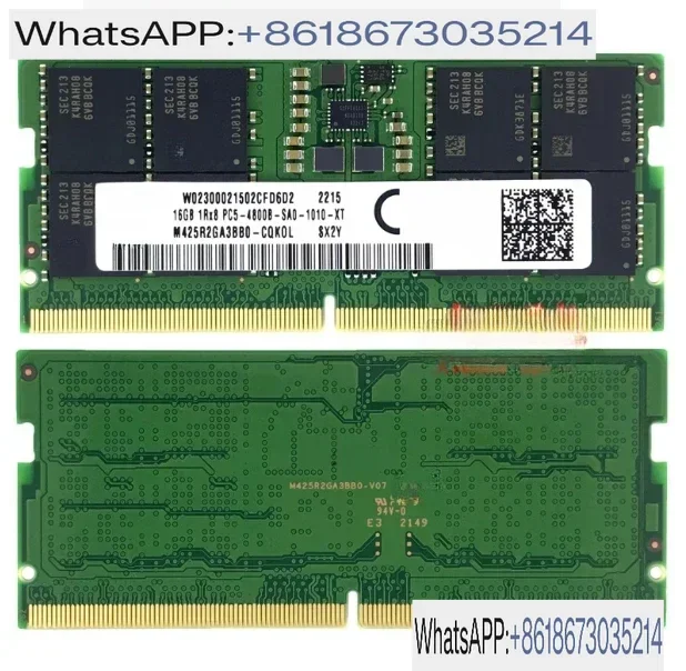 1Pcs   8G HMCG66MEBUA081N 8GB DDR5 4800 1RX16 PC5-4800 Desktop Memory