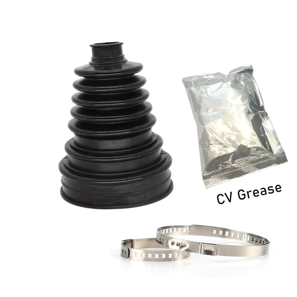 Universal pisah CV Boot Kit karet elastis driveshat gaiter luar mudah cocok dengan klip Cv Boot Tang aksesoris mobil