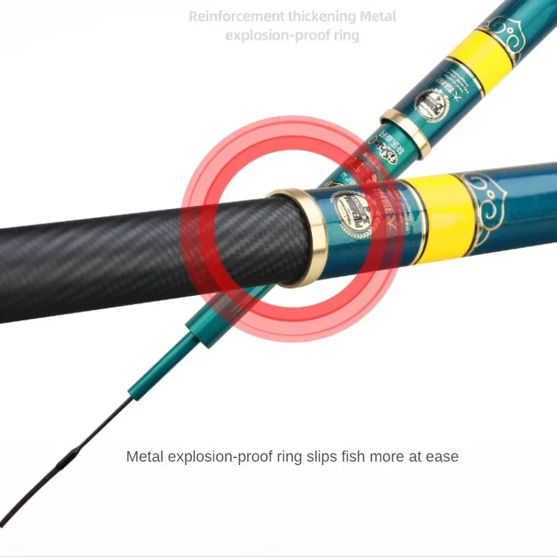 Carp Fishing Rod Telescopic Fishing Rod Carbon Ultra Light Ultra Hard Large Object Giant Object Rod Super Large Fishing Weight image 4