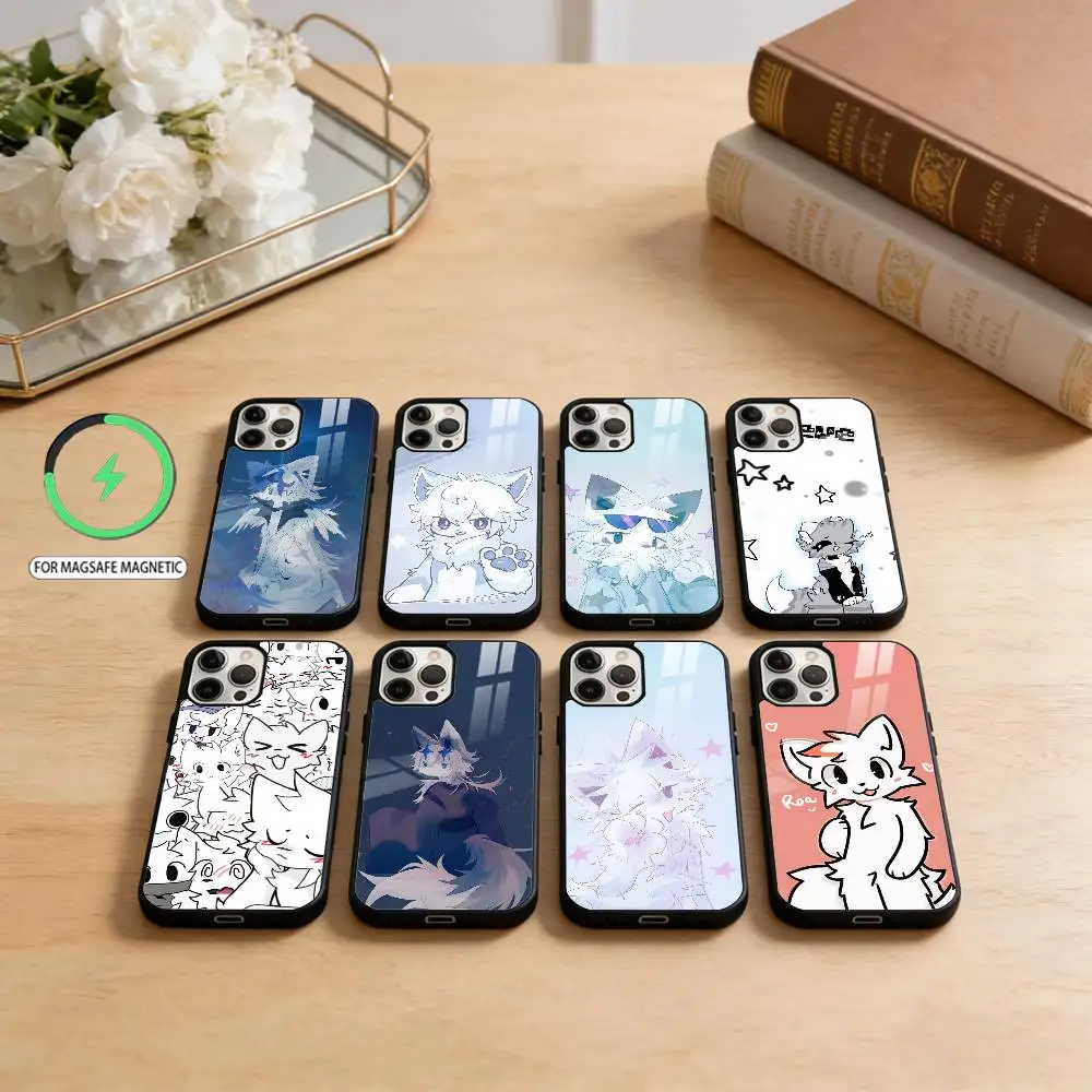 

Cartoon Boykisser Silly Phone Case For iPhone17,16,15,14,13,12,11 Plus,Pro Max Magnetic For Magsafe Wireless Charging