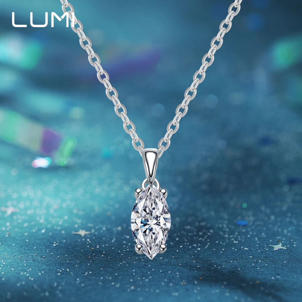 

Сертифицированное GRA 1-каратное муассанит S925 с муассанитом 1 карат, серебряное ожерелье, кулон для женщин, подарок на день рождения, годовщину или повседневная одежда