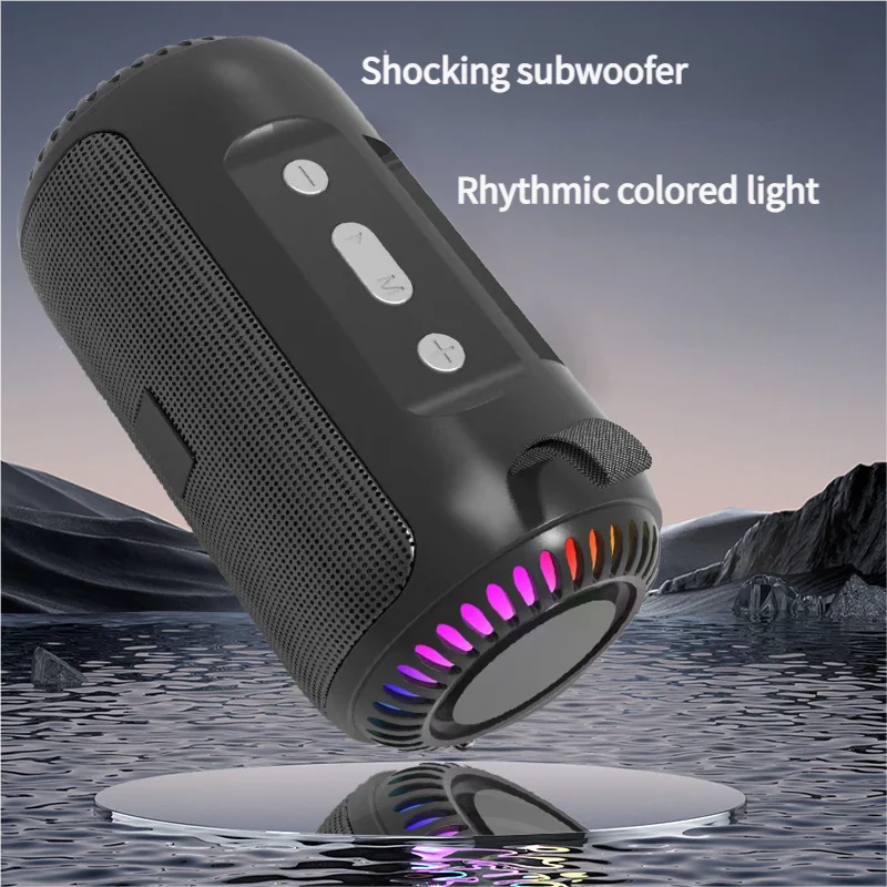 RGB Lighting Speaker Portable Bluetooth Speaker HW-01BT5.0 Sound Box 5 Hours High Quality speaker