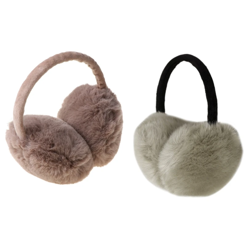 Protège-oreilles Imitation lapin pour femme, cache-oreilles en peluche, grande taille, hiver 2019