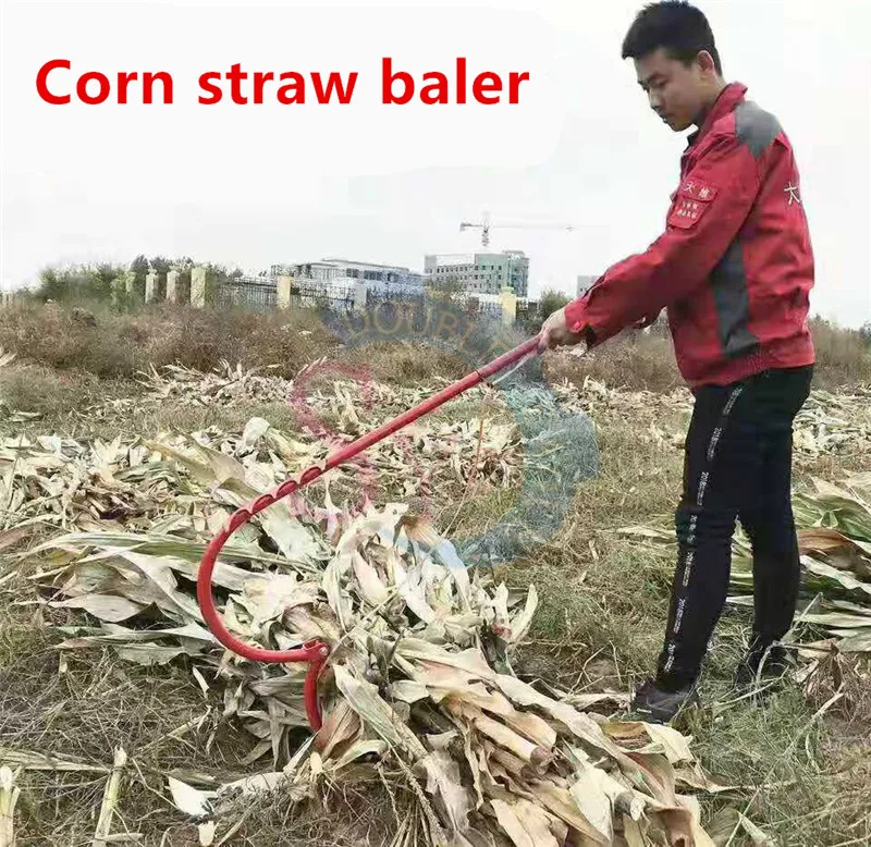 دليل الزراعية الرطب الذرة ساق بالات أداة ، اليد الطازجة غصين العشب الذرة القش المكبس ، السيلاج حبل تجميع آلة ، الأكثر مبيعا