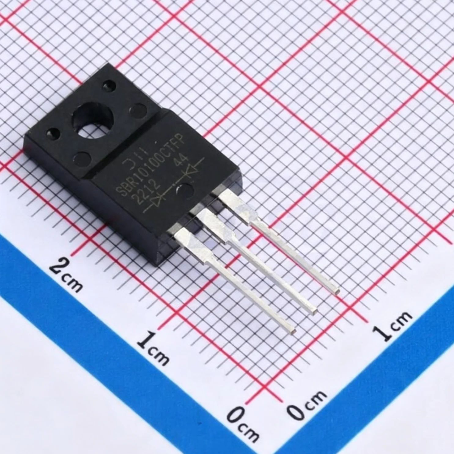 10PCS SBR10100CTFP ITO220AB-3 TO-220F 100V 5A 800mV@5A 1Pair Common Cathode NEW Original Super Barrier Rectifier DIODE ARRAY SBR