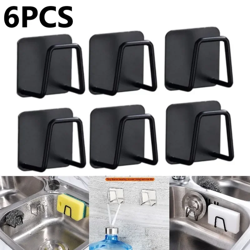 Sink Sponge Rack Drain Storage Shelf Stainless Steel Kitchen Wire Ball Rag Organizer Holder Kitchen storage rack Kitchen Stainl