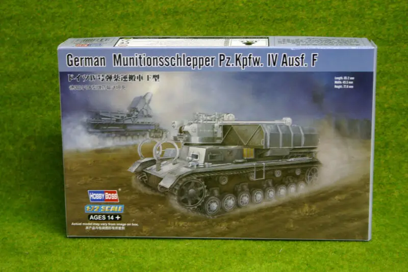 

Plastic Hobby Boss 82908 1/72 Scale German Pz.kpfw IV Ausf F Tank Model Armored Car Building Kit DIY Hobbies TH06136