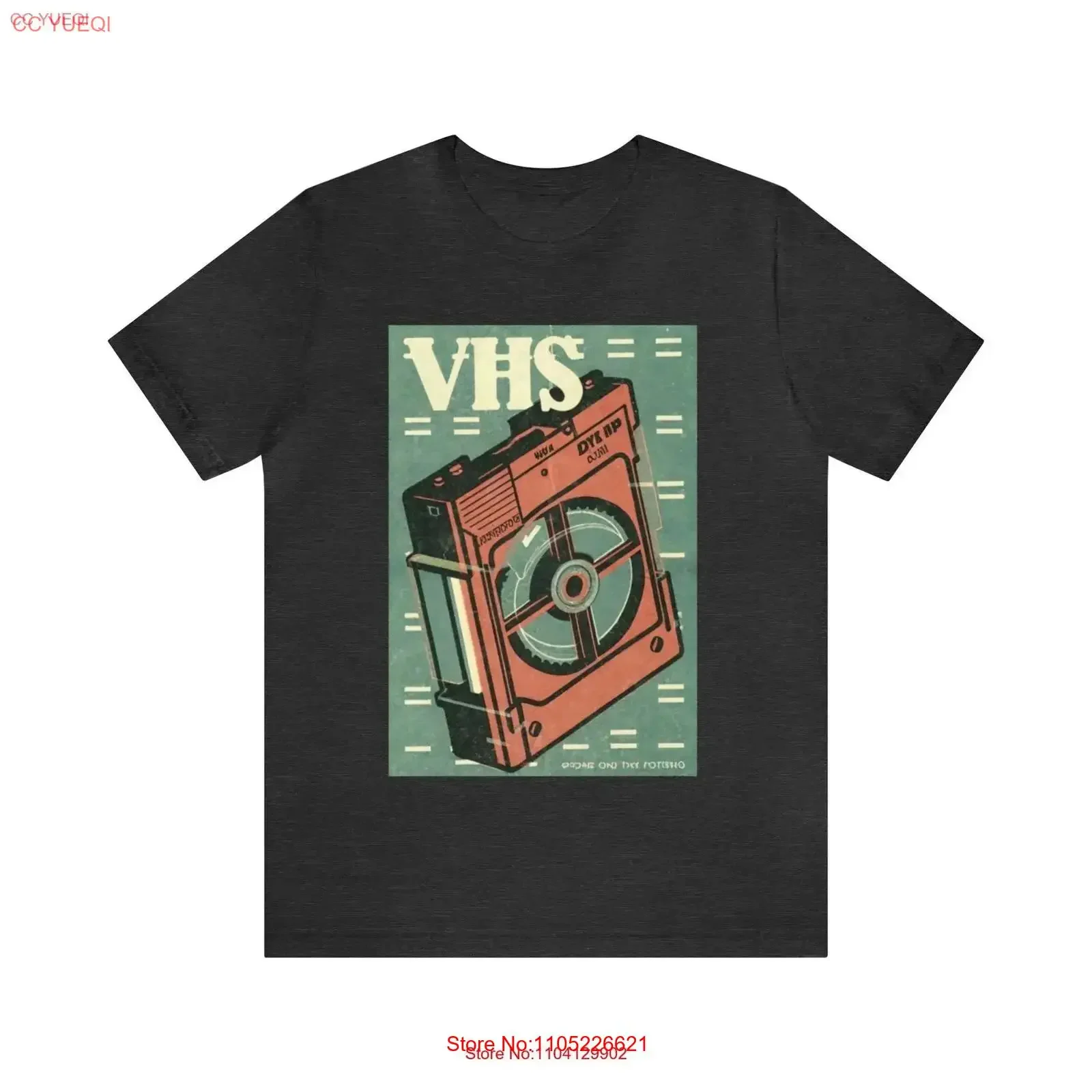 Rewind Please Jersey T Shirt old school technology vhs tape vcr player vintage film media vintage Washed designer clothes