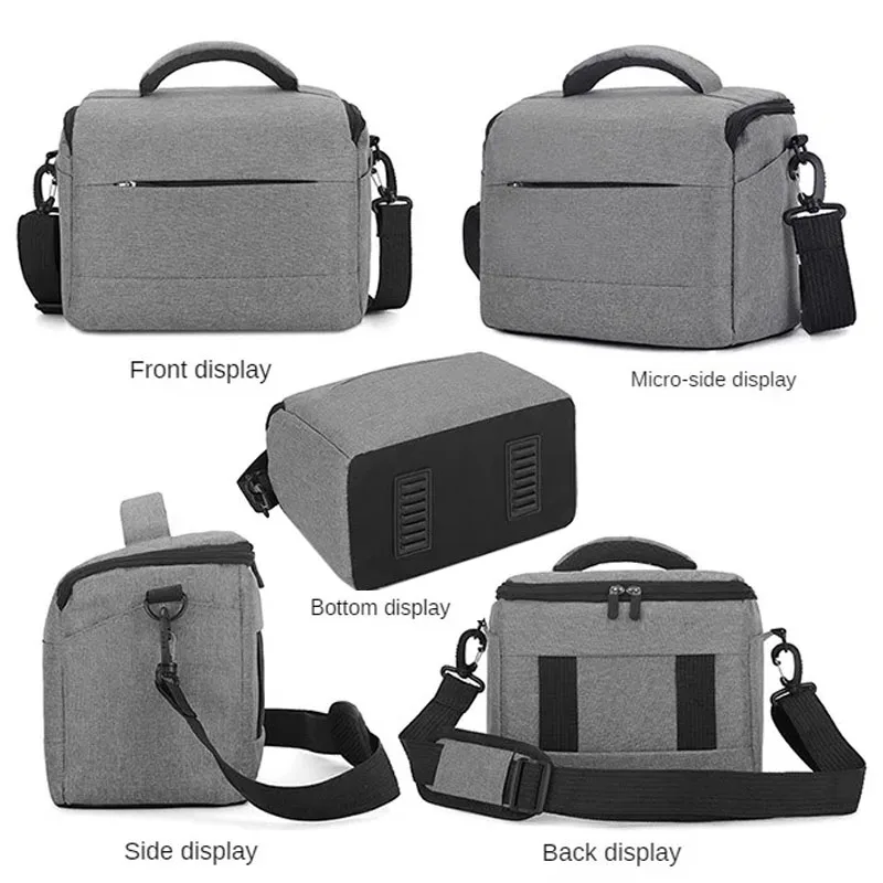 DSLR Camera Bag Handbags Nylon Shoulder Bag Camera Case Portable Cameras Bag for Sony Nikon Canon Panasonic DSLR Camera