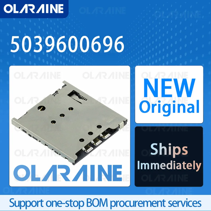 

20/50/100Pcs 5039600696 100% brand new and original IC chip Memory card connector 6 Contact 500 mA