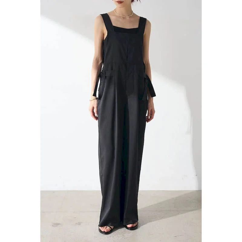 Tute da donna Abbigliamento da lavoro Senza maniche Solido Versatile Allentato Casual Completo intero Tute da donna Tute vintage da donna