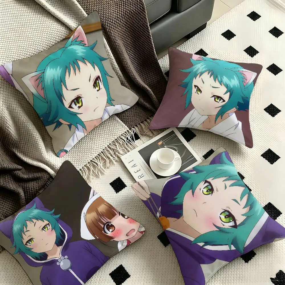 Yaya Fushiguro Anime Characters Pillow Case Fashion Square Pillowcase Bedroom Sofa Room Ins Decoration Leisure