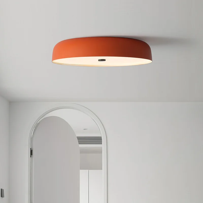 Moderna lampada da soffitto minimalista soggiorno luci camera da letto studio ristorante corridoio balcone Led illuminazione nordica Macaron creativo