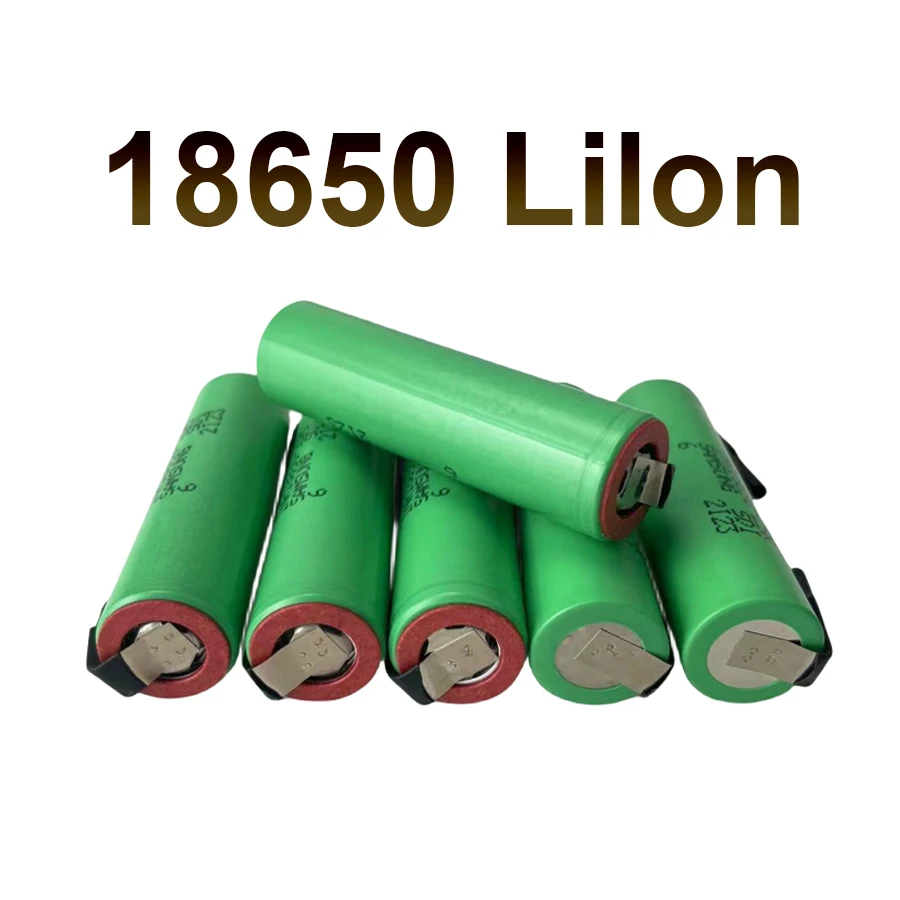 New 18650 2500mAh Rechargeable Battery 3.7V INR18650 25R High Current Power Battery Screwdriver Tool Soldered Nickel