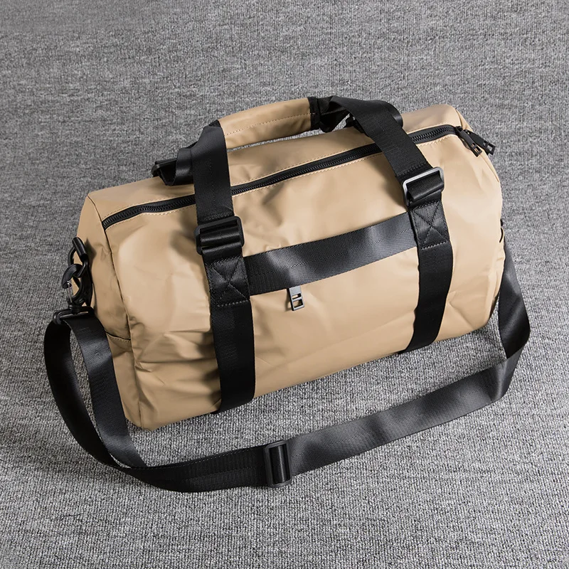 Causal Men Nylon Zipper Shoulder Bag Vintage Teenager School Tote Bag Streetwear Men Travel Gym Commuter Crossbody Duffle Bag