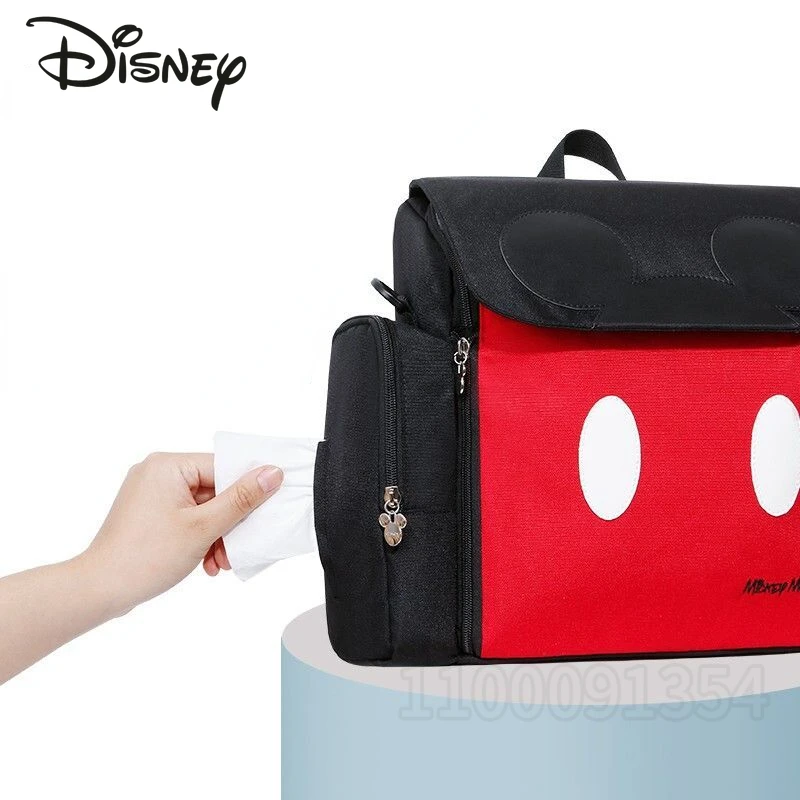 Disney Mickey Original New Diaper Bag Backpack Multifunctional Baby Bag Cartoon Cute Fashion Baby Diaper Bag Large Capacity