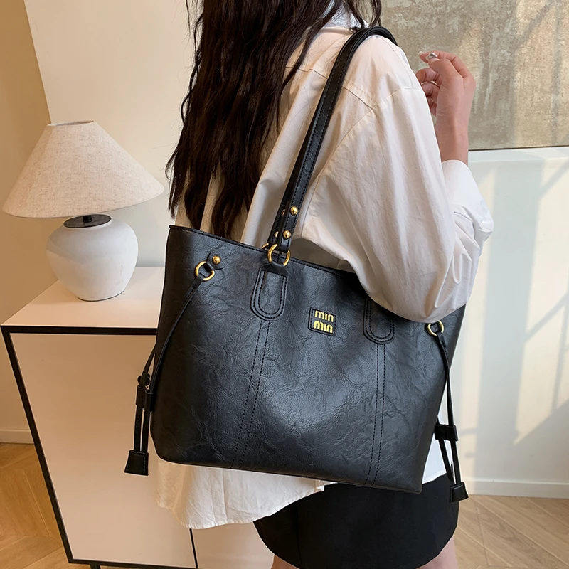 

Portable Versatile Female Bag Handbag Light Luxury Practical Multifunctional Temperament High-Capacity Fashion Elegant Style