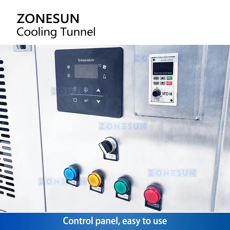 Zonesun Cooling Tunnel Conveyor Freeze Tunnel Chilling Tunnel Bottle Cooling Conveyor Machine Chocolate Cooling Tunnel ZS-CT4