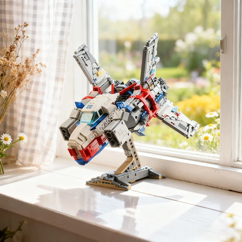 

1664 шт. MOC Freedom Rebel Bomber Star Battle Модель Строительные блоки Рождественские подарки Сборка Креативная игрушка Образовательный кирпич Дети