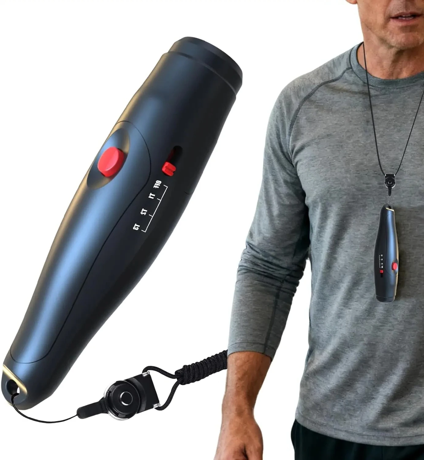 صافرة إلكترونية محمولة مع مؤثرات صوتية ثلاثية الأوضاع رائعة للأنشطة الخارجية وإدخال حركة المرور والتدريب على الطيور والحكم الرياضي