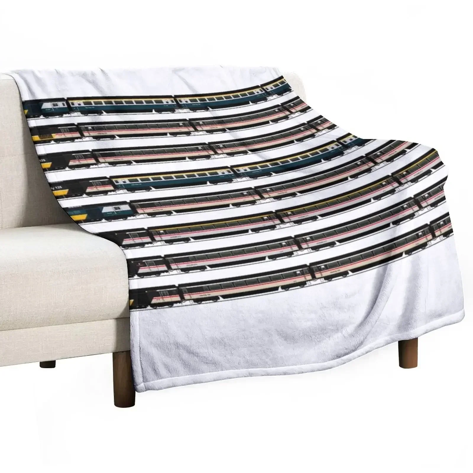 InterCity 125 locomotives 1980's Throw Blanket Decorative Sofa for sofa Weighted Blankets