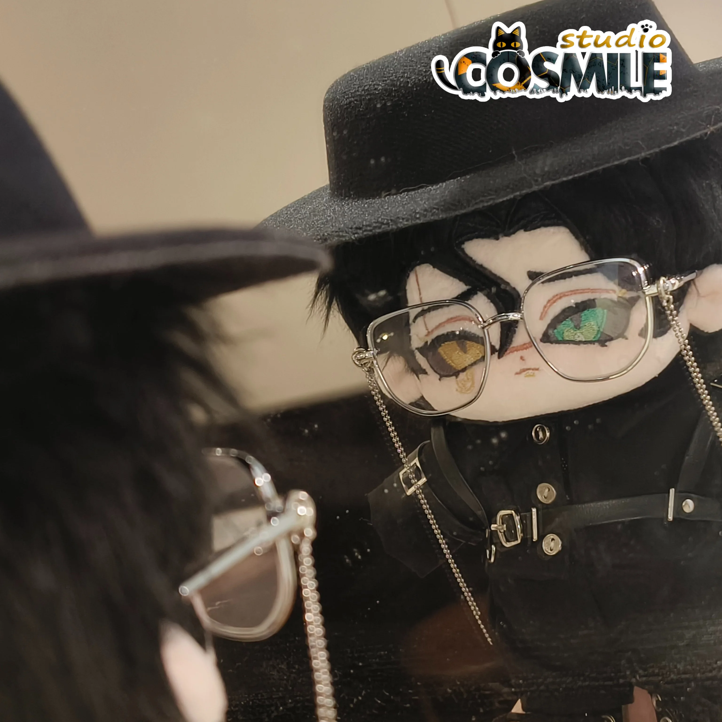 

Original Identity V Survivor Fire Investigator Florian Brand Button Eyes Stuffed Plushie Plush 20cm Doll Body Skeleton Toy Gift