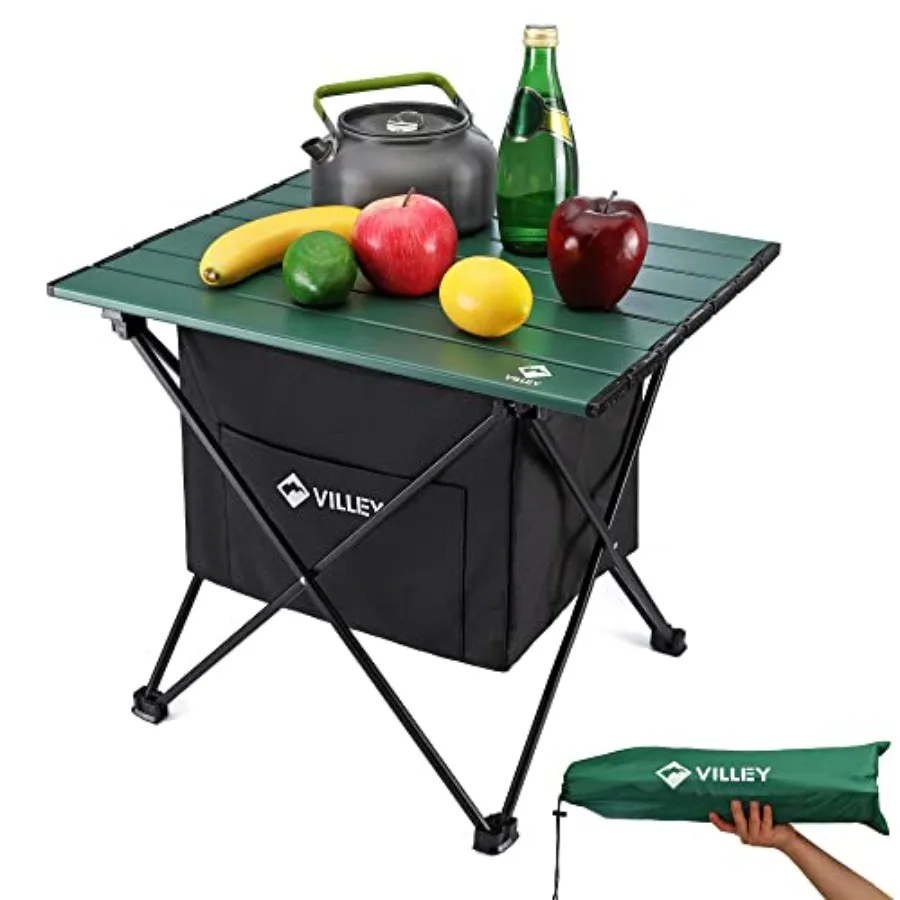 

Por Side Ultralight Aluminum Folding Beach Carry Bag for Outdoor Cooking Picnic Camp Boat Travel