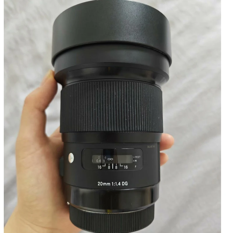 98% New For Sigma 20mm  F1.4 Art DG HSM Lens for Nikon Mount for Canon Mount