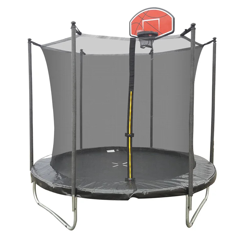 2026 Outdoor Round Trampoline with Safety Enclosure Net Heavy Duty Garden Trampolinespromote sales