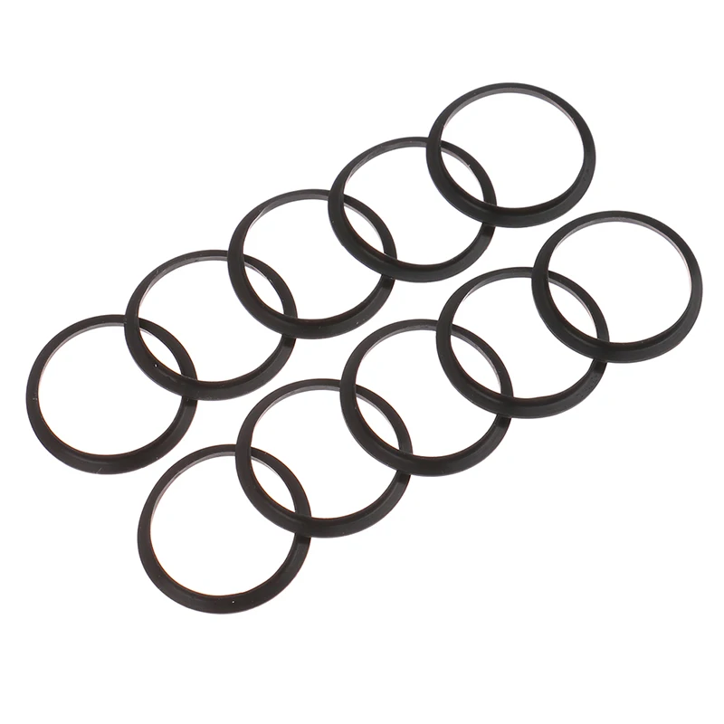 10Pcs Black Food Grade Soft Silicone O-rings Rubber Gaskets for Nespresso Stainless Steel Coffee Refillable Capsules Body Cup