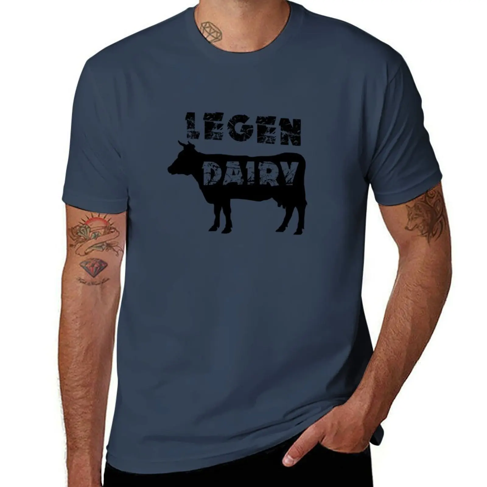 

Legen Dairy Funny Cow Farm Animal Legendary Gift T-Shirt t shirts for man pack cotton t shirts for man graphic tees T-Shirt