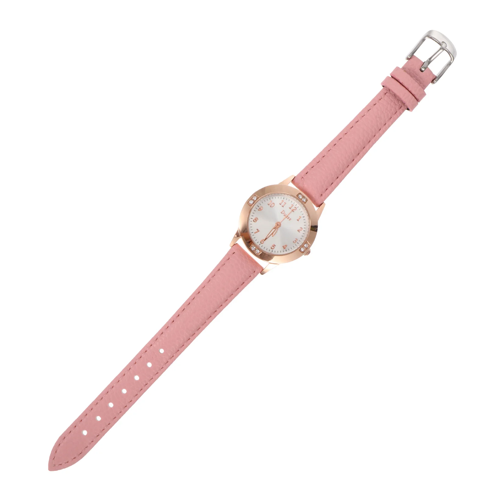Diamond Watch Student Simple Wristwatch Fashionable Quartz Watches Stylish Women Pink Creative