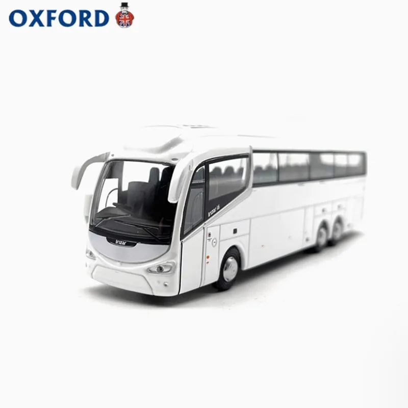 OXFORD-Modèle de voiture de simulation en alliage moulé sous pression Irizar I6, échelle 1: 76, bus de passagers à grande vitesse, décoration de collection, affichage de jouets, cadeaux